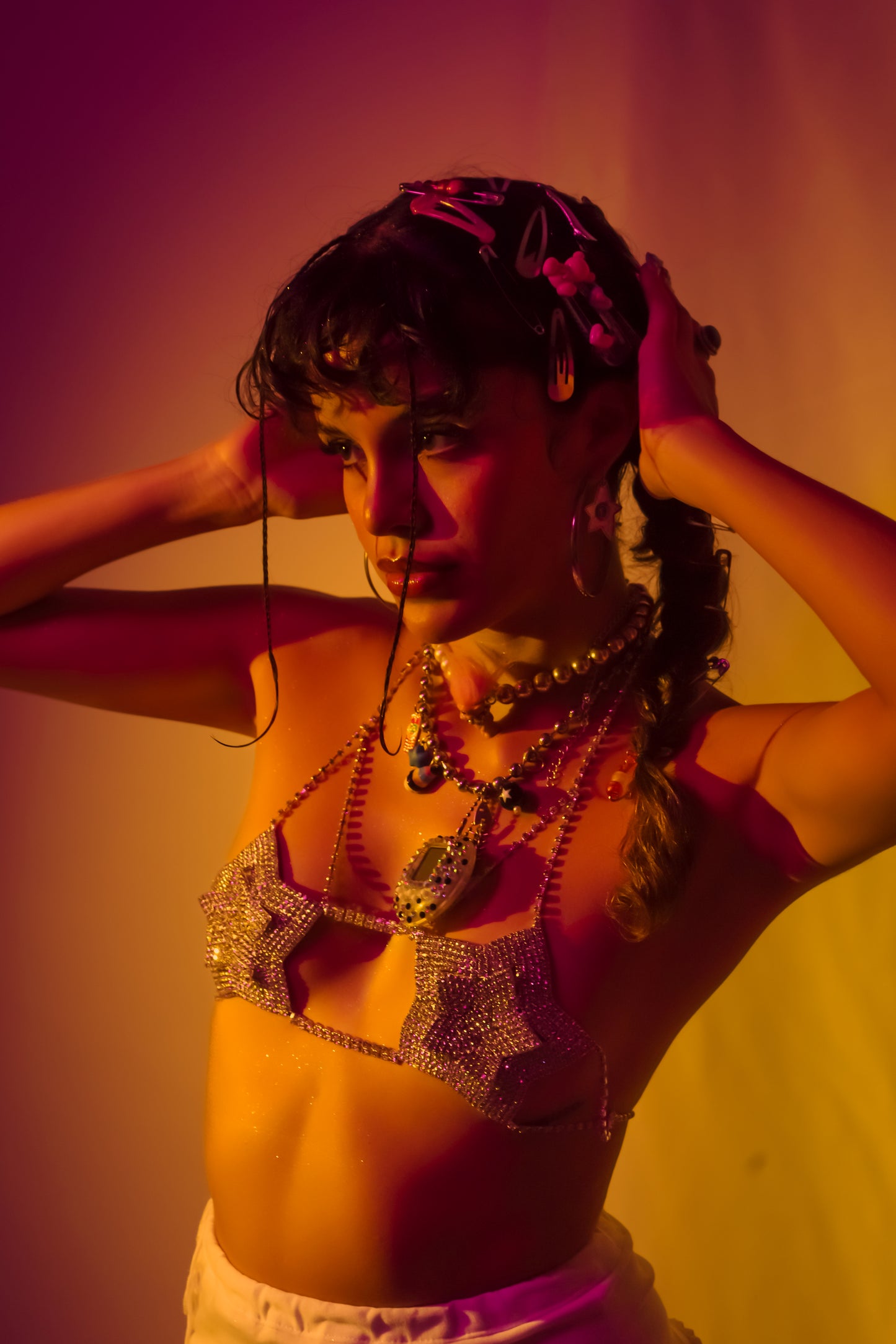 “Mermaid” Rhinestone Bralette